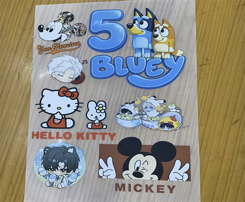 Crystal label sample 4